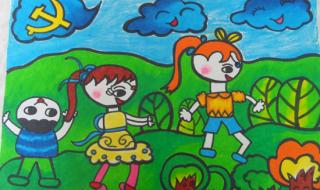 阳光下的童年绘画主题是什么 在阳光下成长的画